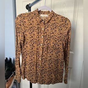 Pull&Bear Leopard print Button Down Shirt